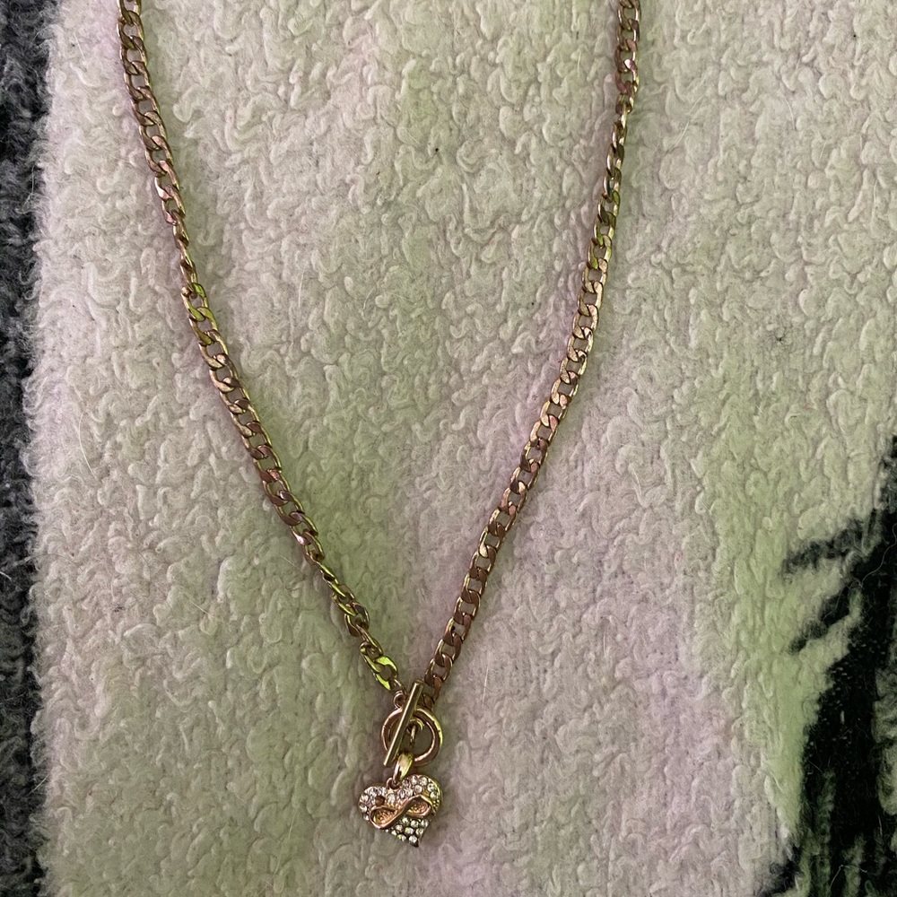Infinity heart necklace